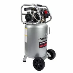 Husky 20 Gal. Vertical Electric-Powered Silent Air Compressor -ToolHub Shop husky portable air compressors 3332013 1d 1000
