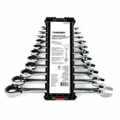 Husky Ratcheting SAE Combination Wrench Set (11-Piece) -ToolHub Shop husky ratcheting wrenches hrw11pcsae 1f 1000