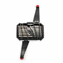 Husky 72-Tooth Ratcheting SAE/MM Combination Wrench Set (20-Piece) -ToolHub Shop husky ratcheting wrenches hrw20pcsmn 06 1f 1000