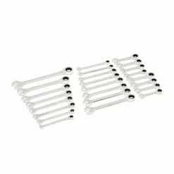 Husky SAE and Metric Ratcheting Wrench Set (24-Piece)