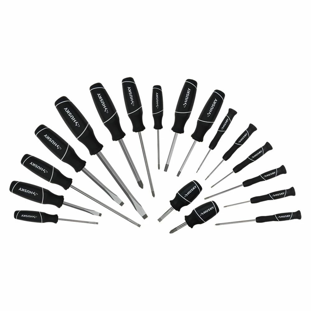 Husky Magnetic Screwdriver Set 18-Piece 3 Husky Magnetic Screwdriver Set 18-Piece