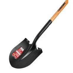 Husky 47 in. L Wood Handle Steel Digging Shovel with Grip -ToolHub Shop husky shovels 618021 c3 1000