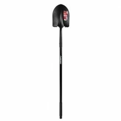 Husky 47 in. L Fiberglass Handle Steel Digging Shovel with Grip