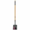 Husky 47 in. L Wood Handle Carbon Steel Transfer Shovel with Grip