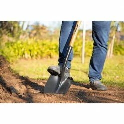 Husky 5-Piece 47 in. L Wood Handle Carbon Steel Digging Shovel with Grip Garden Tool Set -ToolHub Shop husky shovels 78115 944 44 1000