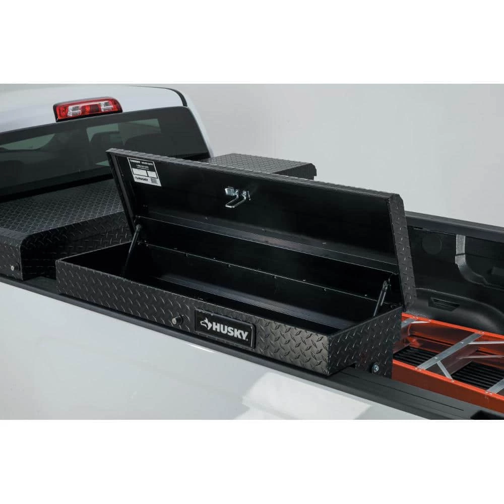 Husky 46.8 in. Matte Black Aluminum Lo-Side Side Mount Truck Tool Box 8 Husky 46.8 in. Matte Black Aluminum Lo-Side Side Mount Truck Tool Box - Image 6