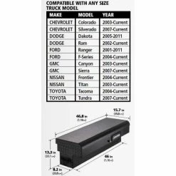 Husky 46.8 in. Matte Black Aluminum Lo-Side Side Mount Truck Tool Box 11 Husky 46.8 in. Matte Black Aluminum Lo-Side Side Mount Truck Tool Box -ToolHub Shop husky side truck tool boxes 102300 53 01 e1 1000