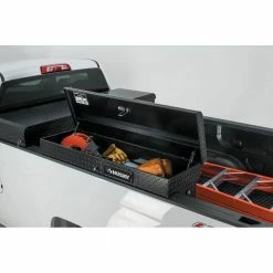 Husky 46.8 in. Matte Black Aluminum Lo-Side Side Mount Truck Tool Box 16 Husky 46.8 in. Matte Black Aluminum Lo-Side Side Mount Truck Tool Box -ToolHub Shop husky side truck tool boxes 102300 53 01 fa 1000