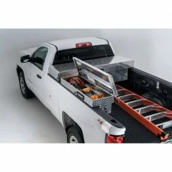 Husky 46.8 in. Aluminum Lo-Side Side Mount Truck Tool Box -ToolHub Shop husky side truck tool boxes 102300 9 01 fa 1000