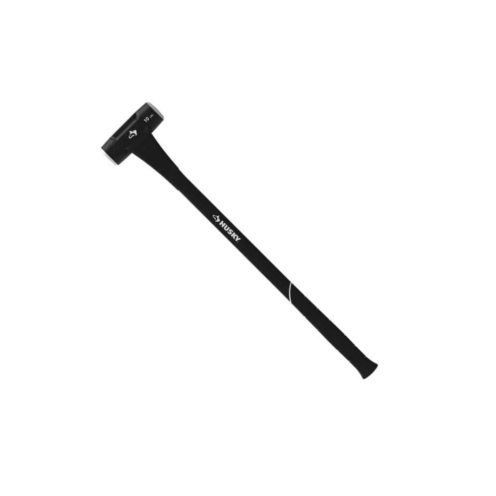 Husky 10 lbs. Sledge Hammer with 34 in. Fiberglass Handle 3 Husky 10 lbs. Sledge Hammer with 34 in. Fiberglass Handle