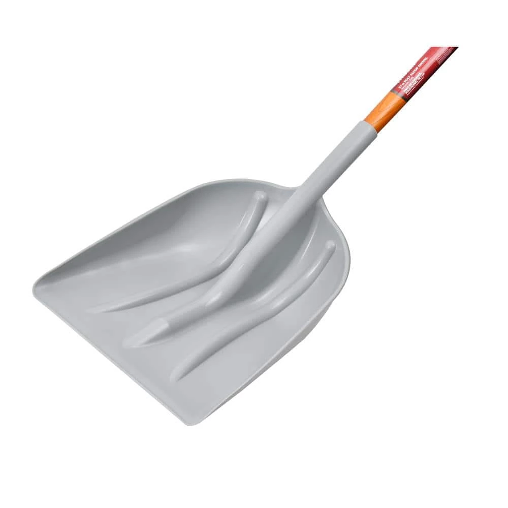 Husky 31 in. D-Grip Short Wood Handle Poly Scoop Shovel 5 Husky 31 in. D-Grip Short Wood Handle Poly Scoop Shovel - Image 3