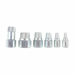 Husky Pipe Nipple Extractor Set (6-Piece) 9 Husky Pipe Nipple Extractor Set (6-Piece) -ToolHub Shop husky specialty plumbing tools 410 391 0111 1f 1000