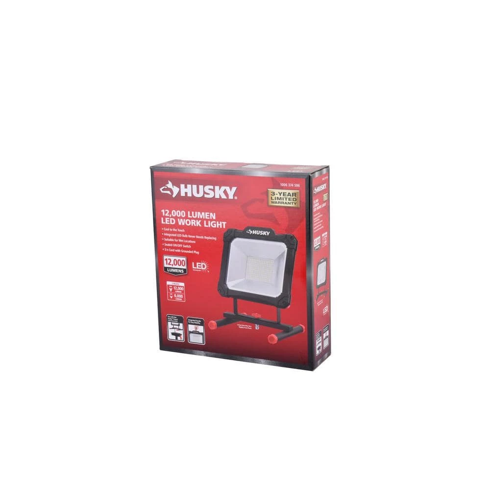 Husky 12000 Lumens/6000 Lumens Portable LED Work Light 9 Husky 12000 Lumens/6000 Lumens Portable LED Work Light - Image 7