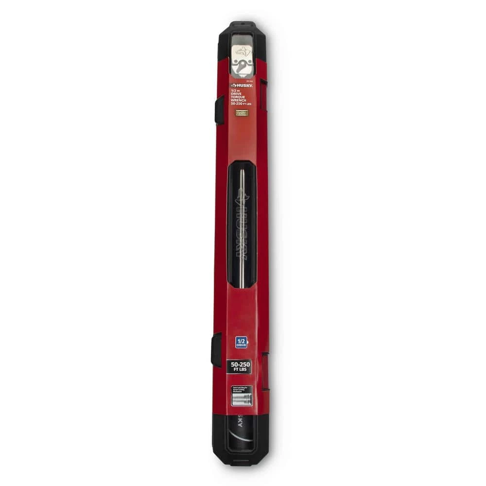 Husky 50 ft. /lbs. to 250 ft. /lbs. 1/2 in. Drive Torque Wrench 10 Husky 50 ft. /lbs. to 250 ft. /lbs. 1/2 in. Drive Torque Wrench - Image 8