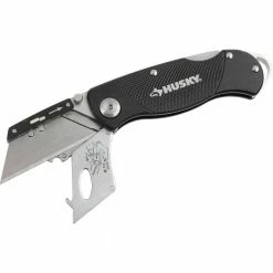 Husky Folding Lock-Back Utility Knife -ToolHub Shop husky utility knives 99731 1f 1000
