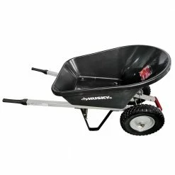 Husky 6 cu. ft. Plastic Wheelbarrow
