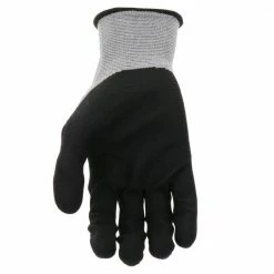 Husky Large ANSI 2 Cut Level Nitrile Coated Impact Work Glove -ToolHub Shop husky work gloves hk37130 lcc6 4f 1000