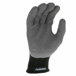 Husky Large Micro Armor Latex Foam Dipped Cut 1 -ToolHub Shop husky work gloves hk37131 lcc9 1d 1000