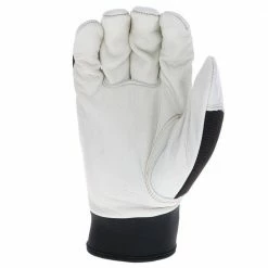 Husky Large Grain Cowhide Water Resistant Leather Performance Work Glove with Spandex Back -ToolHub Shop husky work gloves hk86025 lcc6 40 1000
