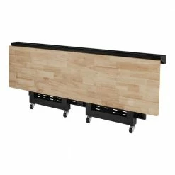 Husky 6 ft. Folding Adjustable Height Solid Wood Top Workbench in Black -ToolHub Shop husky workbenches g7200fw us 40 1000