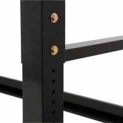 Husky 6 ft. Adjustable Height Solid Wood Top Workbench in Black for Ready to Assemble Steel Garage Storage System -ToolHub Shop husky workbenches g7200s us 4f 1000