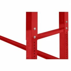 Husky 8 ft. Adjustable Height Solid Wood Top Workbench in Red for Ready to Assemble Steel Garage Storage System -ToolHub Shop husky workbenches g9600r us1 c3 1000