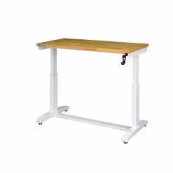 Husky 46 in. Adjustable Height Work Table in White -ToolHub Shop husky workbenches holt46xdbj2 1d 1000
