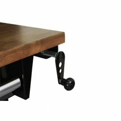 Husky 52 in.W x 24 in. D Steel 1-Drawer Adjustable Height Workbench with Dark Stained Wood Top in Gloss Black 20 Husky 52 in.W x 24 in. D Steel 1-Drawer Adjustable Height Workbench with Dark Stained Wood Top in Gloss Black -ToolHub Shop husky workbenches holt5201b11 66 1000