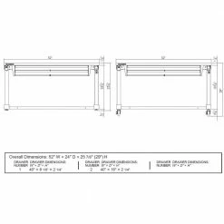 Husky 52 in. Adjustable Height Workbench Table with 2-Drawers in White 22 Husky 52 in. Adjustable Height Workbench Table with 2-Drawers in White -ToolHub Shop husky workbenches holt5202bj1 c3 1000