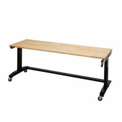 Husky 72 in. Adjustable Height Work Table 20 Husky 72 in. Adjustable Height Work Table -ToolHub Shop husky workbenches holt72xdb11 4f 1000