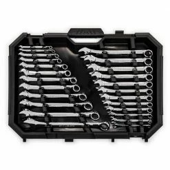 Husky SAE/MM Combination Wrench Set (24-Piece) 19 Husky SAE/MM Combination Wrench Set (24-Piece) -ToolHub Shop husky wrench sets hcw24pcsm 05 77 1000
