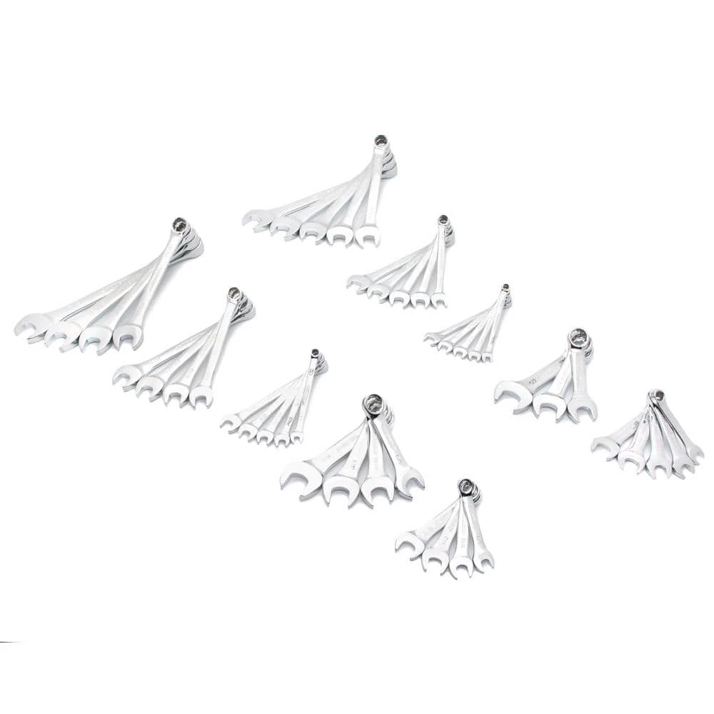 Husky SAE and Metric Combination Wrench Set with Tray (44-Piece) 3 Husky SAE and Metric Combination Wrench Set with Tray (44-Piece)