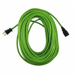Husky 50 ft. 16/2 Indoor/Outdoor Extension Cord, Green -ToolHub Shop lime green husky general purpose cords hw16250hlg 1f 1000