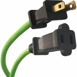 Husky 50 ft. 16/2 Indoor/Outdoor Extension Cord, Green -ToolHub Shop lime green husky general purpose cords hw16250hlg 44 1000