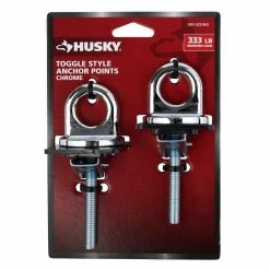Husky Chrome Toggle Anchor Point (2-Pack) 13 Husky Chrome Toggle Anchor Point (2-Pack) -ToolHub Shop metallics husky tie down hardware accessories 55648 e1 1000