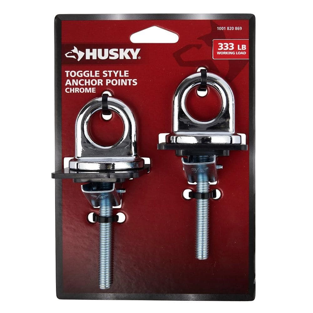 Husky Chrome Toggle Anchor Point (2-Pack) 4 Husky Chrome Toggle Anchor Point (2-Pack) - Image 2