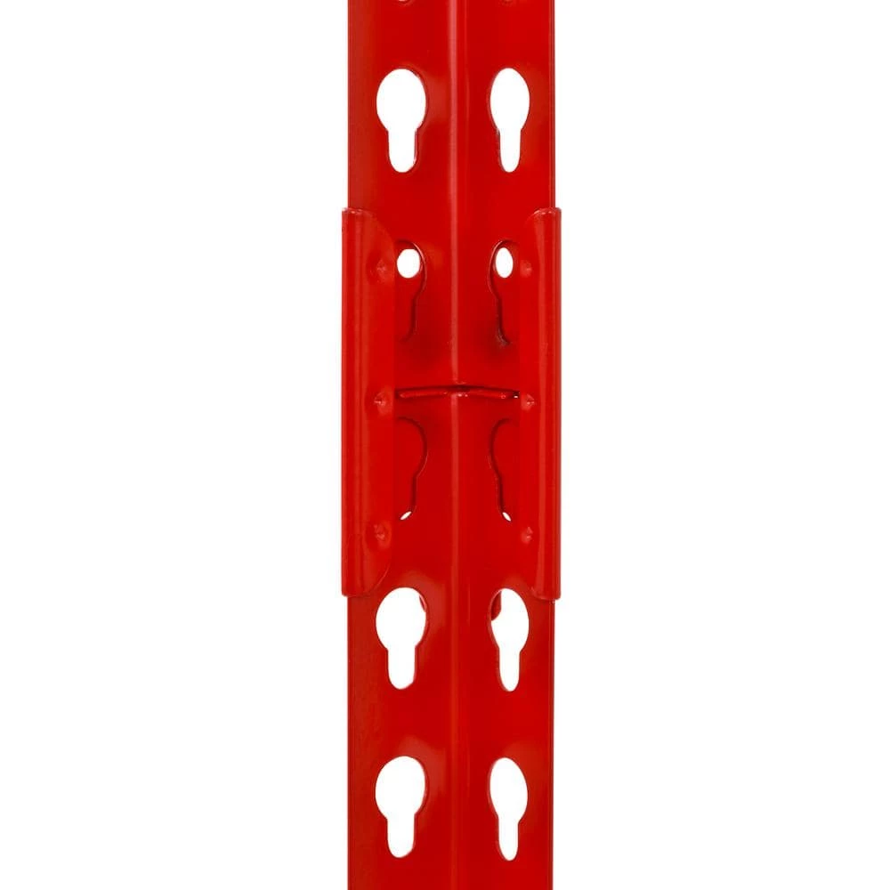 Husky 5-Tier Heavy Duty Steel Garage Storage Shelving Unit in Red (48 in. W x 78 in. H x 24 in. D) 15 Husky 5-Tier Heavy Duty Steel Garage Storage Shelving Unit in Red (48 in. W x 78 in. H x 24 in. D) - Image 13