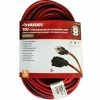 Husky 100 ft. 16/3 Medium-Duty Indoor/Outdoor Extension Cord, Red and Black -ToolHub Shop red black husky general purpose cords hd 794 529 64 1000