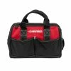 Husky 12 in 4 Pocket Zippered Tool Bag -ToolHub Shop red black husky tool bags hd60012 th 64 1000