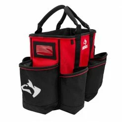 Husky 14 in. 15 Pocket Open Top Supply Tool Bag 13 Husky 14 in. 15 Pocket Open Top Supply Tool Bag -ToolHub Shop red black husky tool bags hd60014 th 40 1000