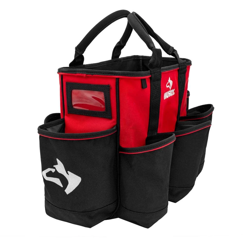 Husky 14 in. 15 Pocket Open Top Supply Tool Bag 5 Husky 14 in. 15 Pocket Open Top Supply Tool Bag - Image 3