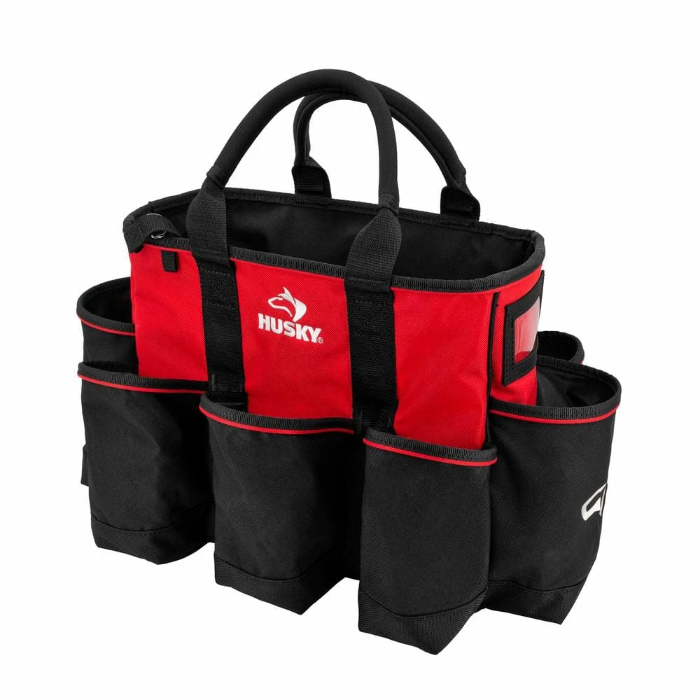 Husky 14 in. 15 Pocket Open Top Supply Tool Bag 3 Husky 14 in. 15 Pocket Open Top Supply Tool Bag