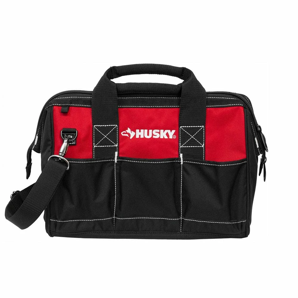 Husky 15 in. 8 Pocket Zippered Tool Bag 3 Husky 15 in. 8 Pocket Zippered Tool Bag