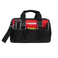 Husky 15 in. 8 Pocket Zippered Tool Bag 15 Husky 15 in. 8 Pocket Zippered Tool Bag -ToolHub Shop red black husky tool bags hd60015 th c3 1000