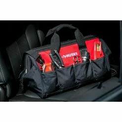 Husky 18 in. 14 Pocket Zippered Tool Bag 21 Husky 18 in. 14 Pocket Zippered Tool Bag -ToolHub Shop red black husky tool bags hd60018 th 31 1000