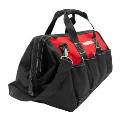 Husky 18 in. 14 Pocket Zippered Tool Bag 14 Husky 18 in. 14 Pocket Zippered Tool Bag -ToolHub Shop red black husky tool bags hd60018 th 40 1000