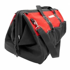 Husky 24 in. 16 Pocket Zippered Tool Bag -ToolHub Shop red black husky tool bags hd60024 th 40 1000