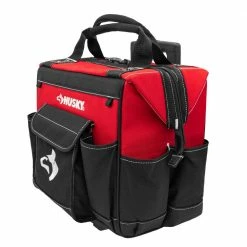 Husky 14 in. 13 Pocket Rolling Tool Bag -ToolHub Shop red black husky tool bags hd65014 th 40 1000