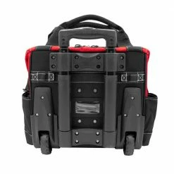 Husky 14 in. 13 Pocket Rolling Tool Bag -ToolHub Shop red black husky tool bags hd65014 th 66 1000