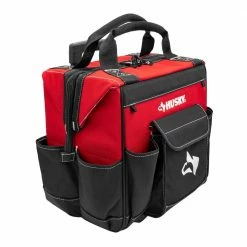 Husky 14 in. 13 Pocket Rolling Tool Bag -ToolHub Shop red black husky tool bags hd65014 th a0 1000